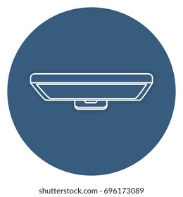 computer display isolated icon