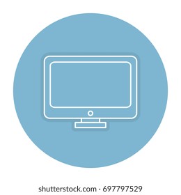 computer display isolated icon