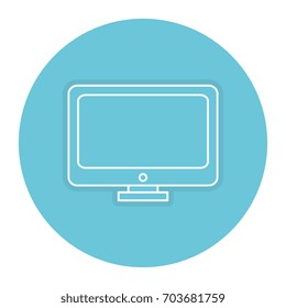 computer display isolated icon