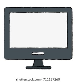 computer display isolated icon
