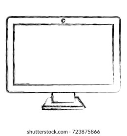 computer display isolated icon