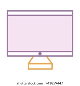 computer display isolated icon