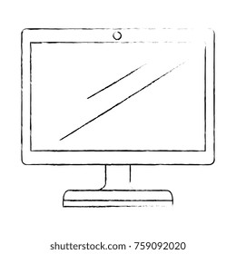 computer display isolated icon
