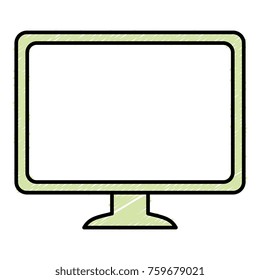 computer display isolated icon