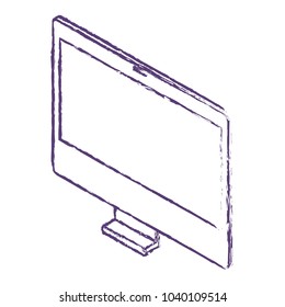 computer display isometric icon