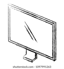 computer display isometric icon