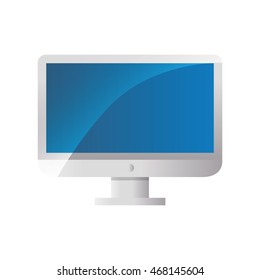 computer display technology gadget icon. Isolated and flat vecctor illustration
