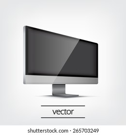 Computer Display, Vector Illustration eps10, Graphic Concept  For Your Design.