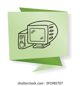 computer doodle drawing