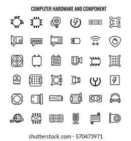 Computer electronic chips, motherboard, hardware process