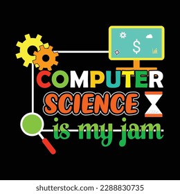 Computer Engineer T-shirt Design Vector Template