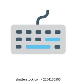 computer equipment icon flat style