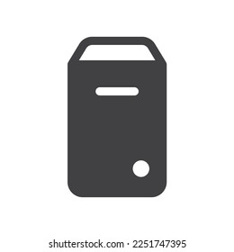 computer equipment icon solid color