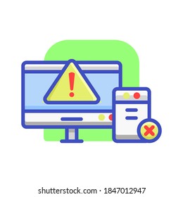 a computer experiencing error problems