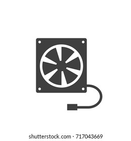 Computer Fan Vector Design Icon