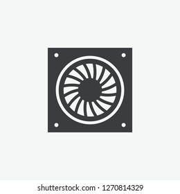 Computer Fan Vector Icon