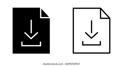 Icono de archivo de computadora sobre fondo blanco