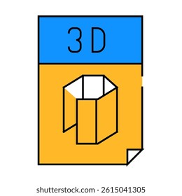 computer file for printing on printer line icon vector. computer file for printing on printer sign. isolated symbol illustration