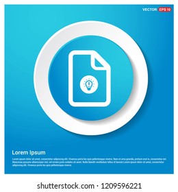 Computer Files Icons Abstract Blue Web Sticker Button - Free vector icon