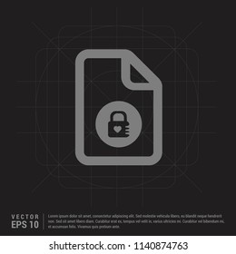 Computer Files Icons - Black Creative Background - Free vector icon