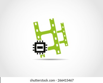 Computer Film Movies Chip Processor Rendering