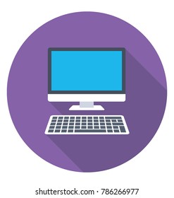 
Computer Flat Colored Icon
