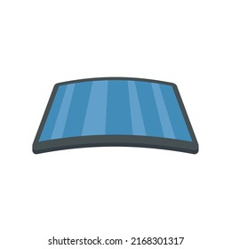 Computer Flexible Screen Icon. Flat Illustration Of Computer Flexible Screen Vector Icon Isolated On White Background