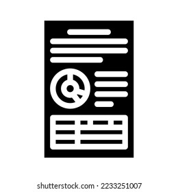 computer folder glyph icon vector. computer folder sign. isolated symbol illustration