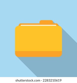 Computer folder icon flat vector. Button interface. Web design