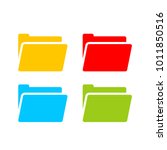 Computer folder vector sign illustration isolated on white background