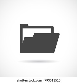 Computer folder web icon