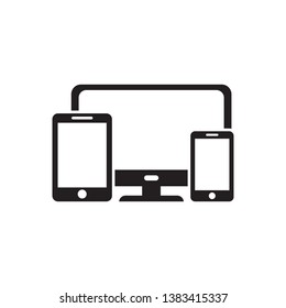 Computer, Gadget, Phone Icon Vector