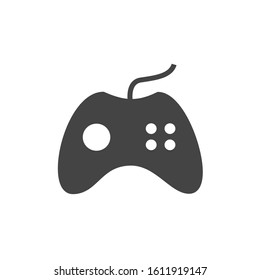 Computer Game controller icon flat design