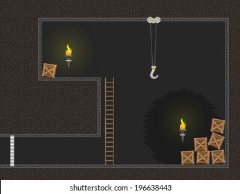 Computer game dungeon