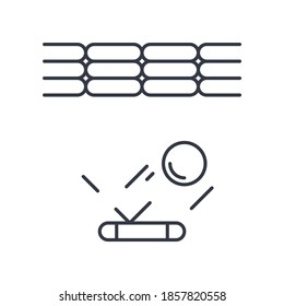 Computer game icon, linear isolated illustration, thin line vector, web design sign, outline concept symbol with editable stroke on white background.