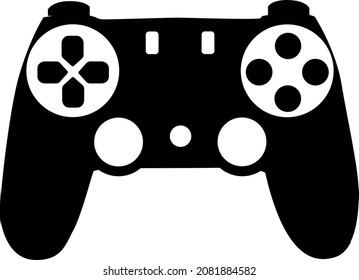 Computer game item icon, black silhouette. Highlighted on a white background. Vector illustration. A series of business icons.