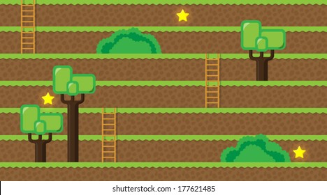 Computer game world - forest