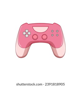 computer gamepad cartoon. video joypad, play game, button pad computer gamepad sign. isolated symbol vector illustration