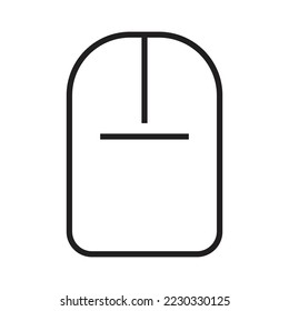 Computer gaming, line art komputer illustration, isolated style, PC icon logo symbol vector