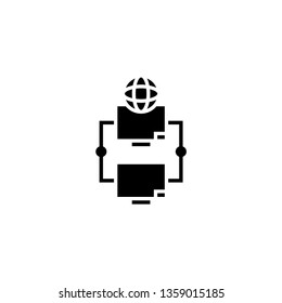 Computer glyph icon