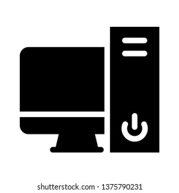 computer glyph icon