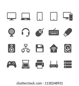 Computer glyph icons
