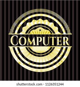 Computer gold badge