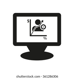 computer graph icon