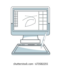 computer graphic design pencil digital for web