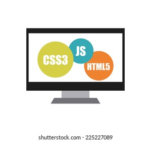 computer graphic design , vector illustration
