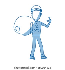 computer hacker man character system thief