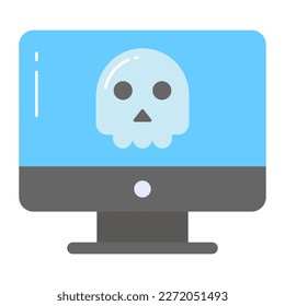 Computer hacking vector design in modern style, premium icon