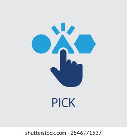 Computer hand cursor click, Hand pointer clicking effect, vector illustration stock illustration