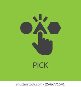 Computer hand cursor click, Hand pointer clicking effect, vector illustration stock illustration